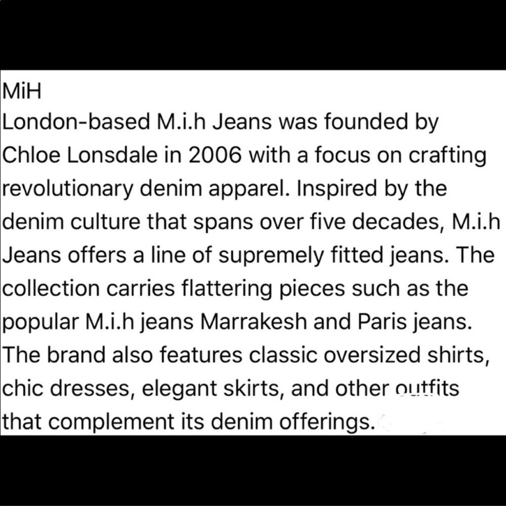 NEW M.i.h / Anthro Mid Rise Slim Leg “The Oslo” - Picture 10 of 10